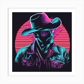 Cowboy 14 Art Print