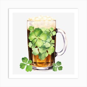 St Patrick'S Day Beer 3 Art Print