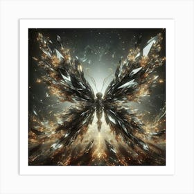 Crystal Butterfly Art Print