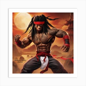 Kung Fu Wayne Art Print