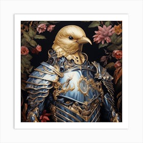 Eagle In Armor Art Print