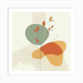 Abstract Flower 49 Art Print