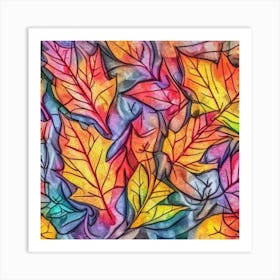 Autumn Leaves Art Print