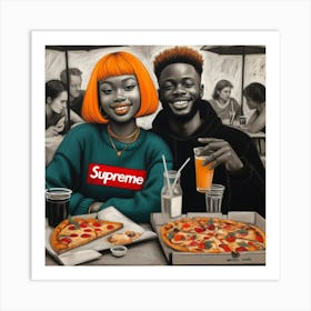 Supreme Couple 1 Art Print