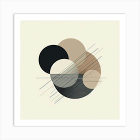 Abstract Circles 6 Art Print