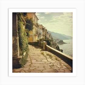 Italian Town Summer Vintage Film Photography Art Print
