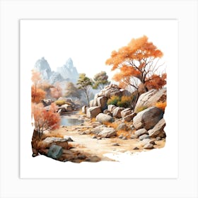 Autumn Landscape 9 Art Print