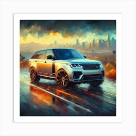 Range Rover Art Print