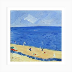 La Plage Matisse 5 Art Print