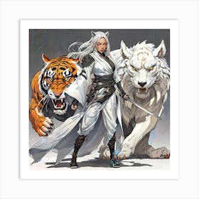 Tigress of the East 1 Art Print