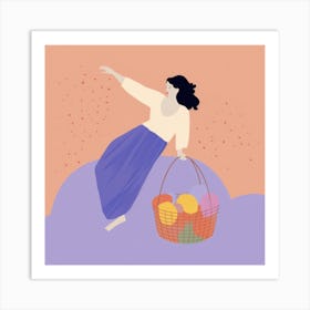 Easter Basket Art Print