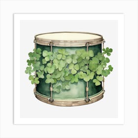 Shamrock Drum 9 Art Print