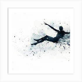 Man Jumping In The Air 1 Art Print