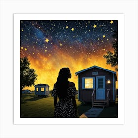 Starry Night02 Art Print