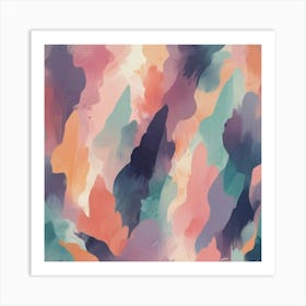 Abstract Watercolor Painting 33 Art Print