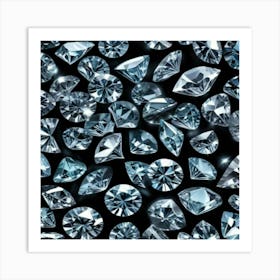 Blue Diamonds 1 Poster