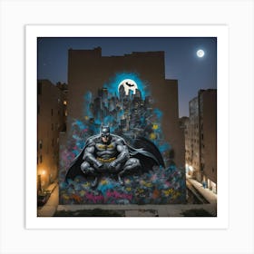 Batman Graffiti Art Print