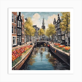 Amsterdam Canal 1 Art Print