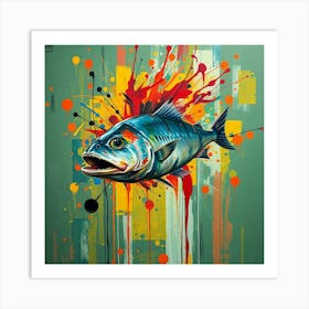 Fish Painting Art Print