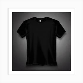 Black T - Shirt 11 Art Print