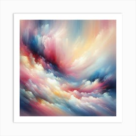 Abstract Clouds 3 Art Print