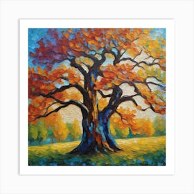 Autumn Tree Art Print