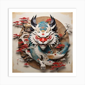 Hybrid Creatures And Reclaimed Materials Art Print