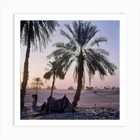 Stockcake Desert Oasis Scene 1719975153 1 Art Print