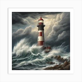 Stormy Seas Art Print