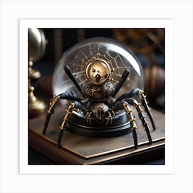 Steampunk Spider Art Print