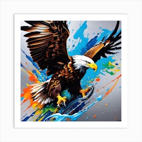 Eagle Painting Art Print