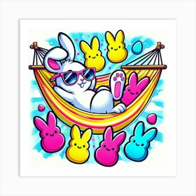 Easter Peeps 1 Art Print