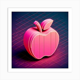 3d Apple 1 Art Print