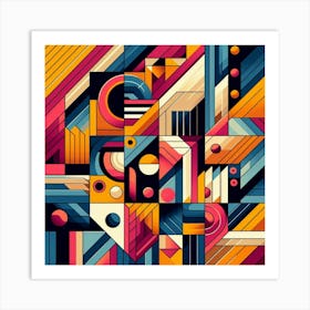 Abstract Geometric Art Art Print