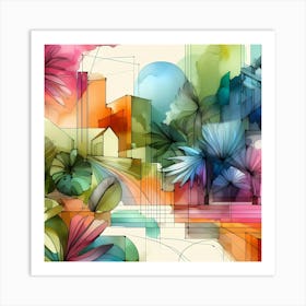 Abstract Painting 192 Art Print