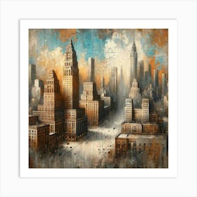 Cityscape 3 Art Print