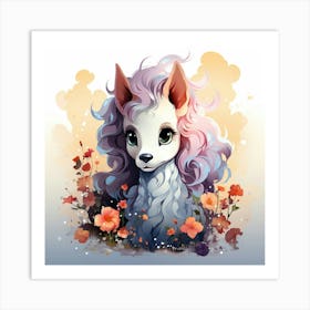 Llama Art Print