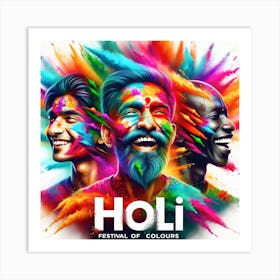 Holi Festival Of Colours 1 Art Print