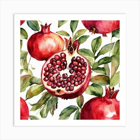 Pomegranate fruit 6 Art Print