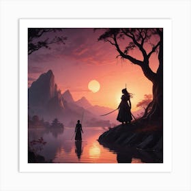 Samurai 3 Art Print