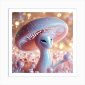 Alien Mushroom Art Print