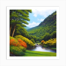 Mountain Stream 4 Art Print