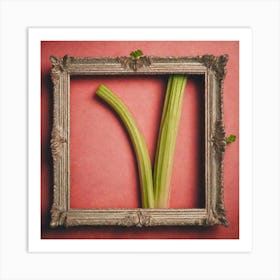 Celery Frame 5 Art Print