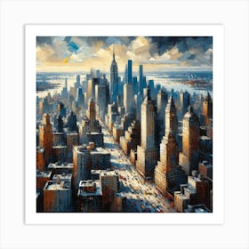 New York City Skyline Art Print