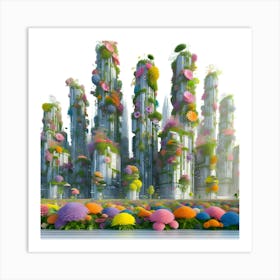 Futuristic Cityscape 8 Art Print