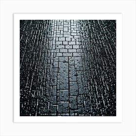 Wet Pavement Art Print