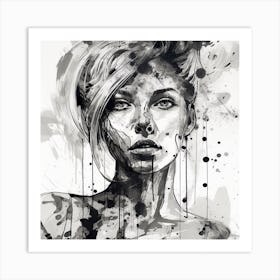 Portrait Of A Woman 8 Art Print