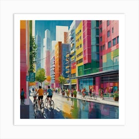 Cityscape 1 Art Print