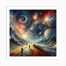 Spacescape Art Print