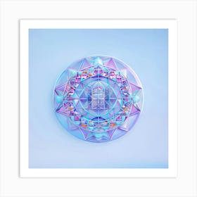 Crystal Mandala Art Print